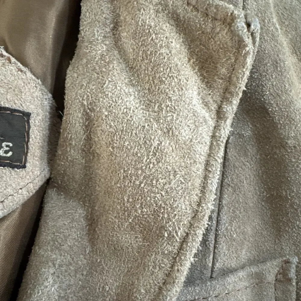 Retro 70s Fanny’s Hide Vintage Tan Suede Jacket Women's -See Measurements